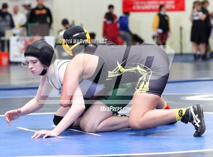 Thumbnail 3 in CIF Girls Wrestling Tournament photogallery.