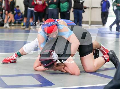 Thumbnail 2 in CIF Girls Wrestling Tournament photogallery.