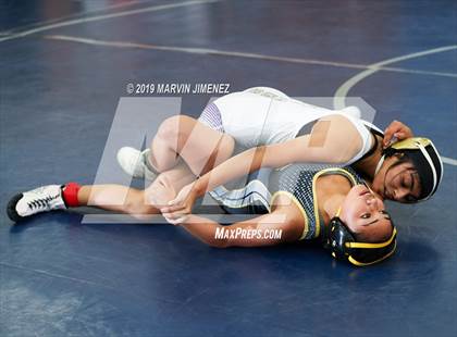 Thumbnail 2 in CIF Girls Wrestling Tournament photogallery.