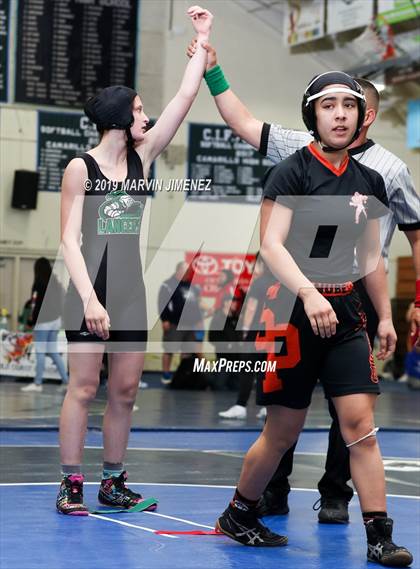 Thumbnail 1 in CIF Girls Wrestling Tournament photogallery.