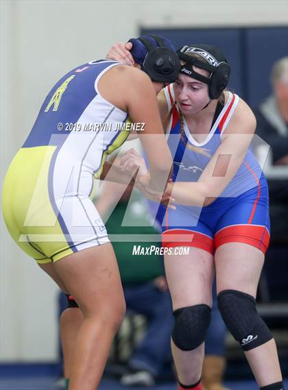 Thumbnail 3 in CIF Girls Wrestling Tournament photogallery.