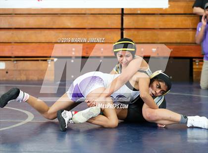 Thumbnail 2 in CIF Girls Wrestling Tournament photogallery.