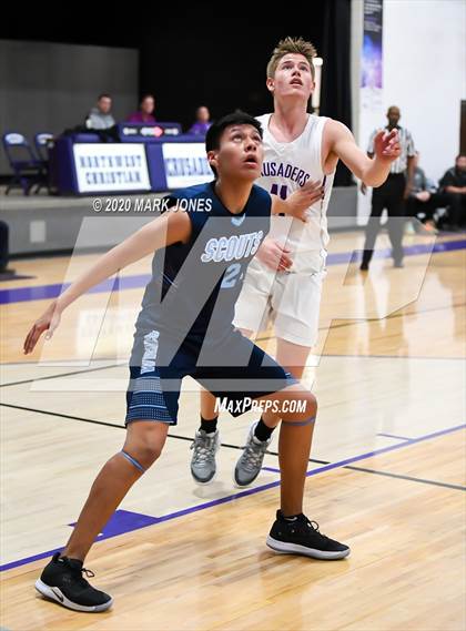 Thumbnail 1 in Window Rock @ Northwest Christian (AIA 3A Round 1 Playoff) photogallery.