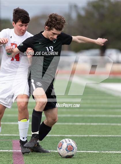 Thumbnail 3 in Lutheran South Academy vs TMI-Episcopal (TAPPS Division II State semifinals) photogallery.