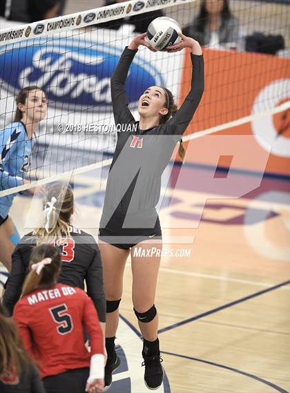 Thumbnail 3 in Mater Dei vs. Marymount (CIF-SS D1 Final) photogallery.