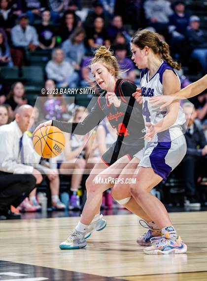 Thumbnail 3 in Burlington vs. Sedgwick County (CHSAA 2A Final Four) photogallery.