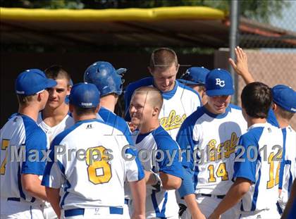 Thumbnail 3 in Fowler @ Bakersfield Christian (CIF CS Playoff) photogallery.