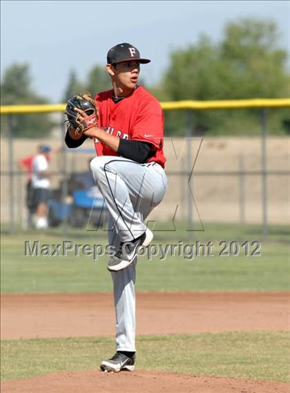 Thumbnail 1 in Fowler @ Bakersfield Christian (CIF CS Playoff) photogallery.
