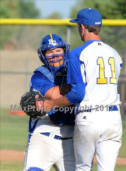 Thumbnail 2 in Fowler @ Bakersfield Christian (CIF CS Playoff) photogallery.