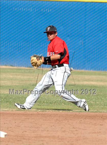 Thumbnail 2 in Fowler @ Bakersfield Christian (CIF CS Playoff) photogallery.