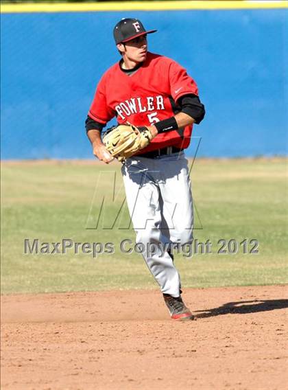 Thumbnail 3 in Fowler @ Bakersfield Christian (CIF CS Playoff) photogallery.