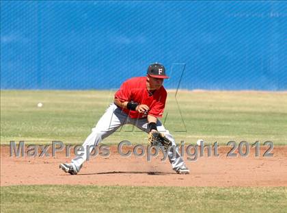 Thumbnail 2 in Fowler @ Bakersfield Christian (CIF CS Playoff) photogallery.