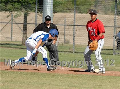 Thumbnail 1 in Fowler @ Bakersfield Christian (CIF CS Playoff) photogallery.