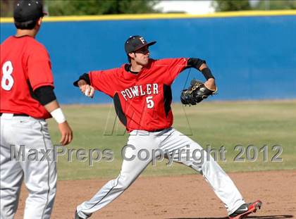 Thumbnail 3 in Fowler @ Bakersfield Christian (CIF CS Playoff) photogallery.
