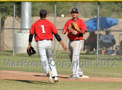 Thumbnail 2 in Fowler @ Bakersfield Christian (CIF CS Playoff) photogallery.