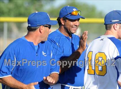 Thumbnail 3 in Fowler @ Bakersfield Christian (CIF CS Playoff) photogallery.
