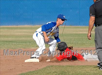 Thumbnail 3 in Fowler @ Bakersfield Christian (CIF CS Playoff) photogallery.