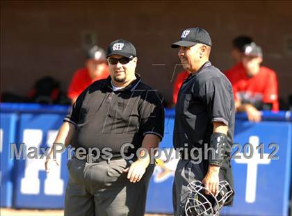 Thumbnail 2 in Fowler @ Bakersfield Christian (CIF CS Playoff) photogallery.