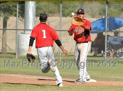 Thumbnail 3 in Fowler @ Bakersfield Christian (CIF CS Playoff) photogallery.
