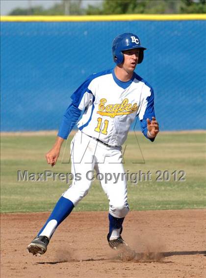 Thumbnail 2 in Fowler @ Bakersfield Christian (CIF CS Playoff) photogallery.