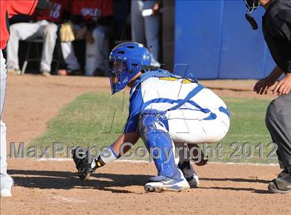 Thumbnail 2 in Fowler @ Bakersfield Christian (CIF CS Playoff) photogallery.