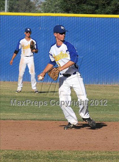 Thumbnail 3 in Fowler @ Bakersfield Christian (CIF CS Playoff) photogallery.