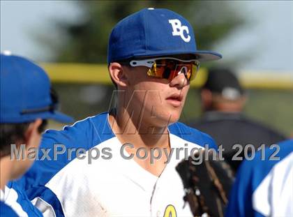 Thumbnail 3 in Fowler @ Bakersfield Christian (CIF CS Playoff) photogallery.
