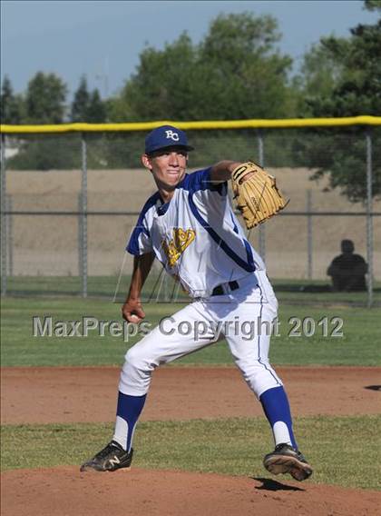 Thumbnail 2 in Fowler @ Bakersfield Christian (CIF CS Playoff) photogallery.