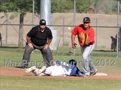 Thumbnail 3 in Fowler @ Bakersfield Christian (CIF CS Playoff) photogallery.