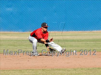 Thumbnail 2 in Fowler @ Bakersfield Christian (CIF CS Playoff) photogallery.
