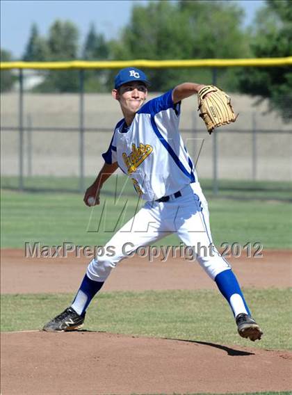 Thumbnail 2 in Fowler @ Bakersfield Christian (CIF CS Playoff) photogallery.