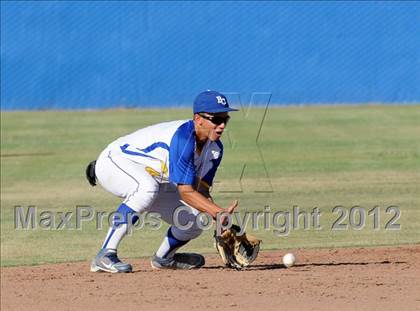 Thumbnail 3 in Fowler @ Bakersfield Christian (CIF CS Playoff) photogallery.