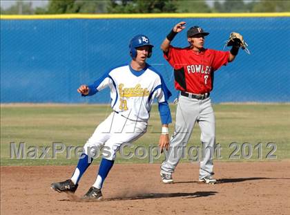 Thumbnail 1 in Fowler @ Bakersfield Christian (CIF CS Playoff) photogallery.