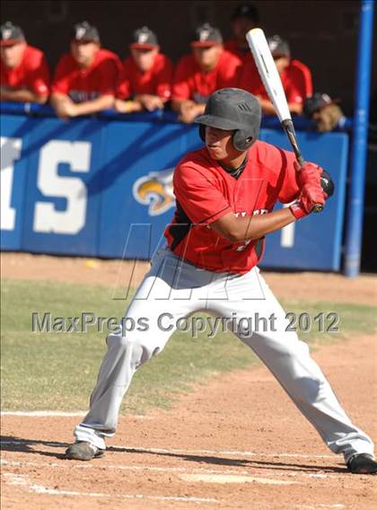 Thumbnail 3 in Fowler @ Bakersfield Christian (CIF CS Playoff) photogallery.