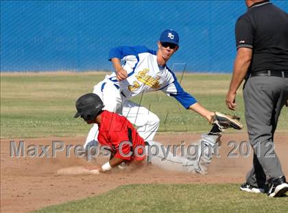 Thumbnail 1 in Fowler @ Bakersfield Christian (CIF CS Playoff) photogallery.