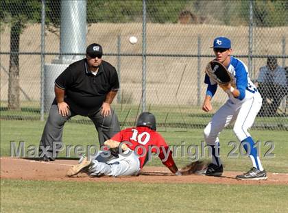 Thumbnail 1 in Fowler @ Bakersfield Christian (CIF CS Playoff) photogallery.