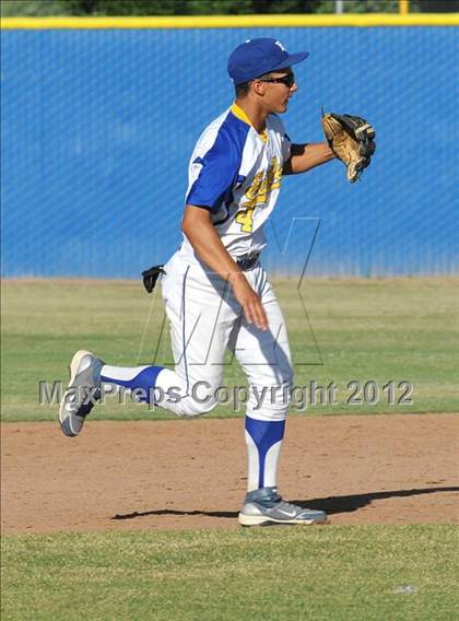 Thumbnail 1 in Fowler @ Bakersfield Christian (CIF CS Playoff) photogallery.