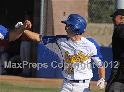 Thumbnail 3 in Fowler @ Bakersfield Christian (CIF CS Playoff) photogallery.