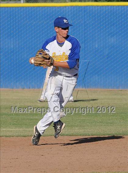 Thumbnail 2 in Fowler @ Bakersfield Christian (CIF CS Playoff) photogallery.
