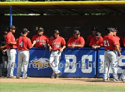 Thumbnail 3 in Fowler @ Bakersfield Christian (CIF CS Playoff) photogallery.