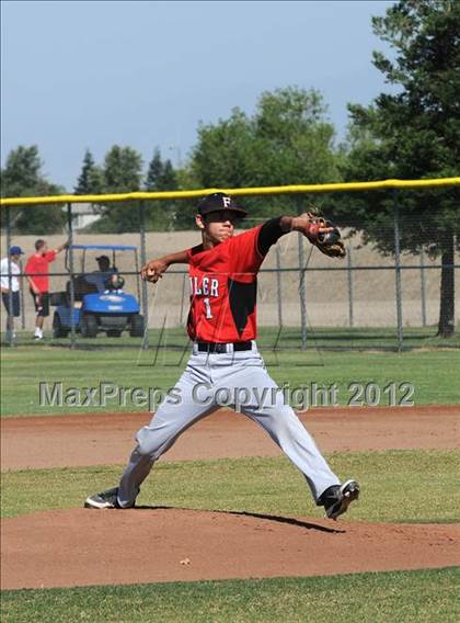 Thumbnail 1 in Fowler @ Bakersfield Christian (CIF CS Playoff) photogallery.
