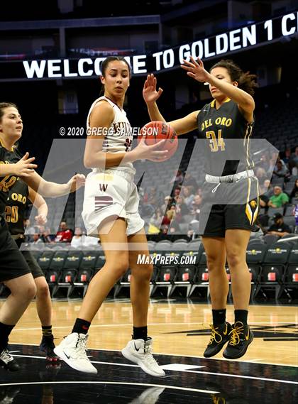 Thumbnail 2 in Whitney vs Del Oro @ Golden 1 Center photogallery.
