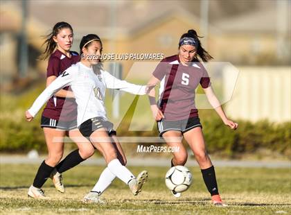 Thumbnail 2 in Arroyo Valley @ University Prep (CIF SS D6 Round 1 Playoff) photogallery.