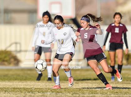 Thumbnail 2 in Arroyo Valley @ University Prep (CIF SS D6 Round 1 Playoff) photogallery.