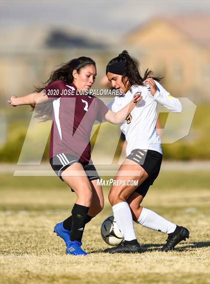 Thumbnail 2 in Arroyo Valley @ University Prep (CIF SS D6 Round 1 Playoff) photogallery.