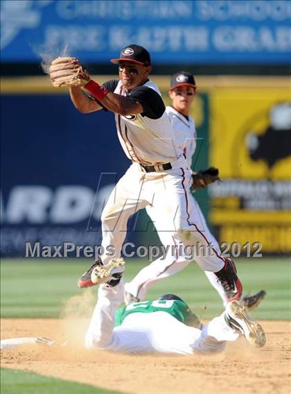 Thumbnail 3 in Glendora vs. Upland (Battle of the Baseline League) photogallery.