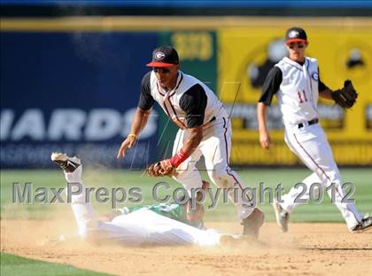 Thumbnail 2 in Glendora vs. Upland (Battle of the Baseline League) photogallery.