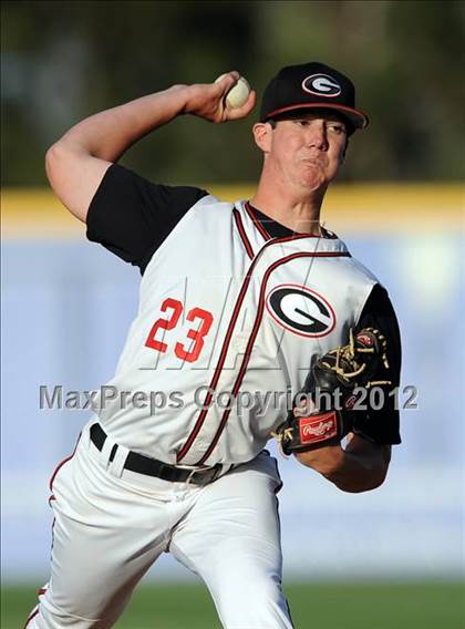 Thumbnail 2 in Glendora vs. Upland (Battle of the Baseline League) photogallery.