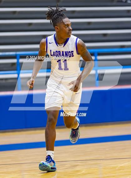 Thumbnail 3 in LaGrange vs Goose Creek Memorial (Beaumont ISD YMBL Tournament) photogallery.