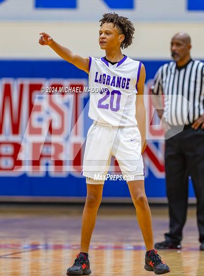 Thumbnail 1 in LaGrange vs Goose Creek Memorial (Beaumont ISD YMBL Tournament) photogallery.